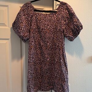 Anthropologie Porridge Floral Purple Women's dress